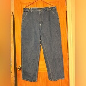 Carhartt Carpenter Work Pants Dungaree Fit Utility Denim 42x30